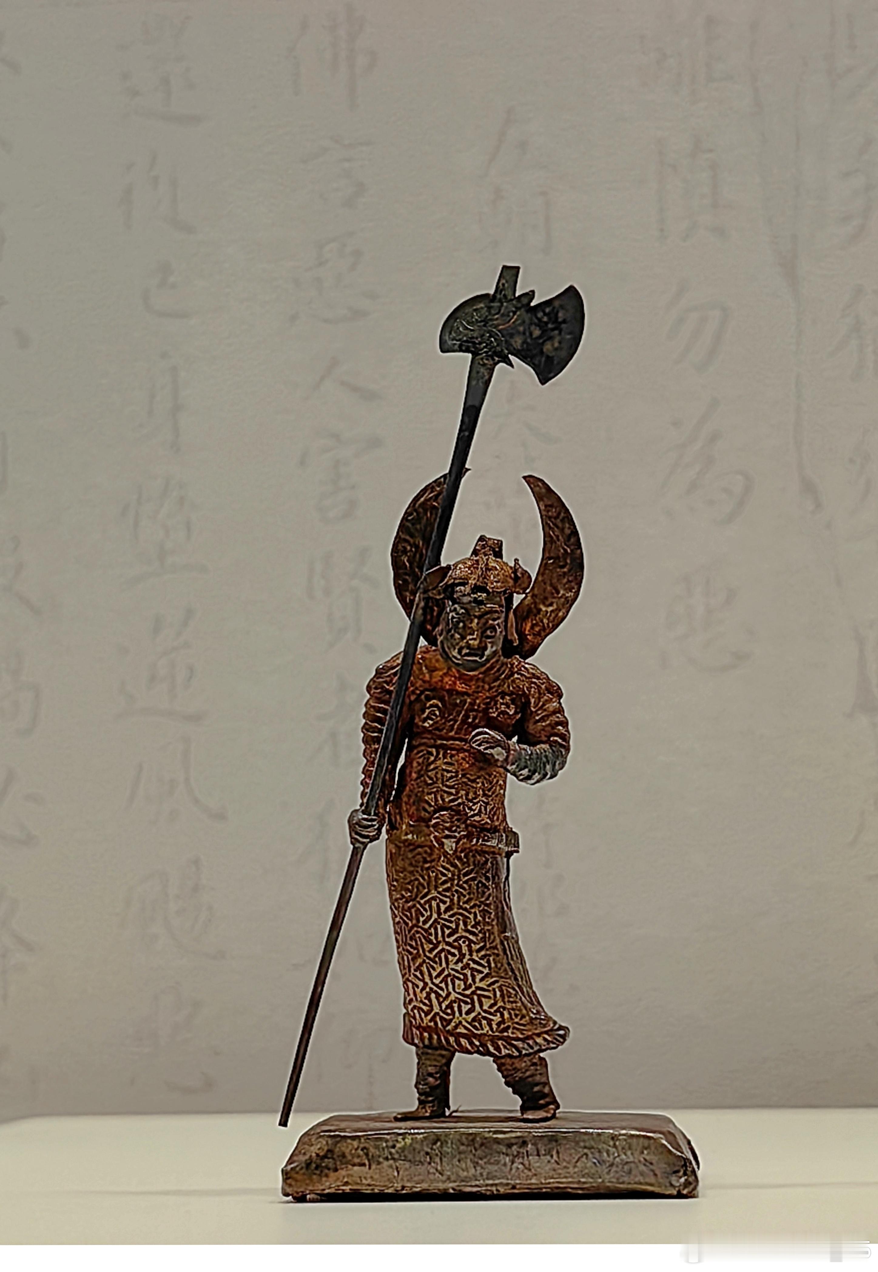 鎏金银神王像 北宋景祐四年（1037） 浙江省博物馆藏 1966年瑞安慧光塔出土