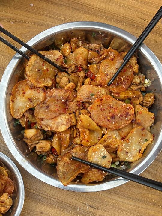 岳阳终于有了！！薯片干锅鸡！！😭😭