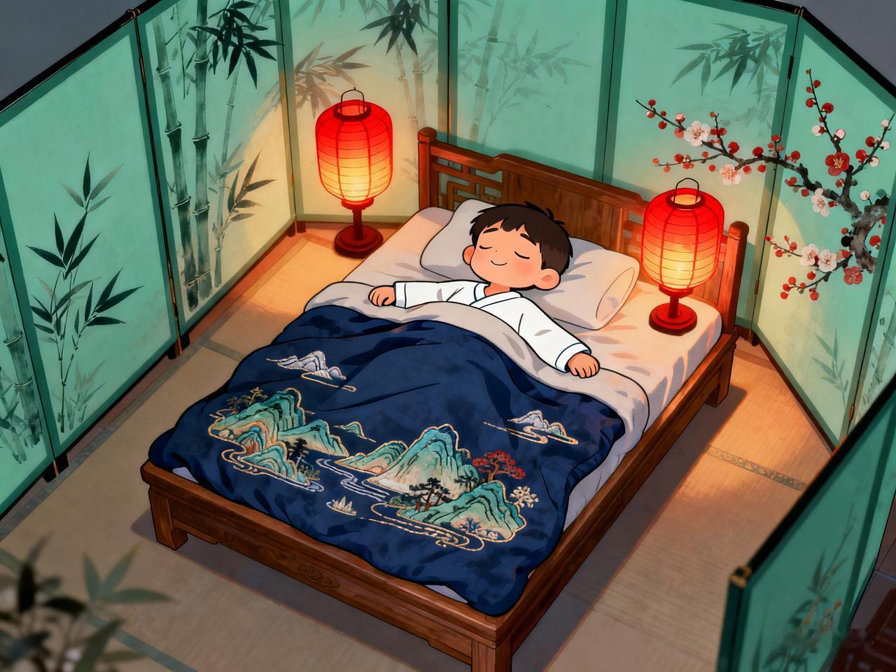 晚上睡不着怎么办？我特别建议大家读传统文化的经典书籍。

看上两页，就能困得不行