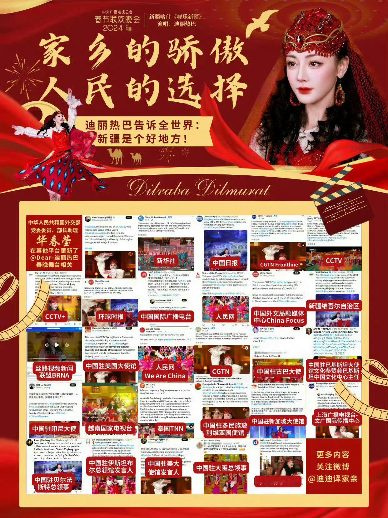 迪丽热巴获最佳电视剧女演员 dlrb迪丽热巴90花咖位 恭喜青年演员迪丽热巴几多