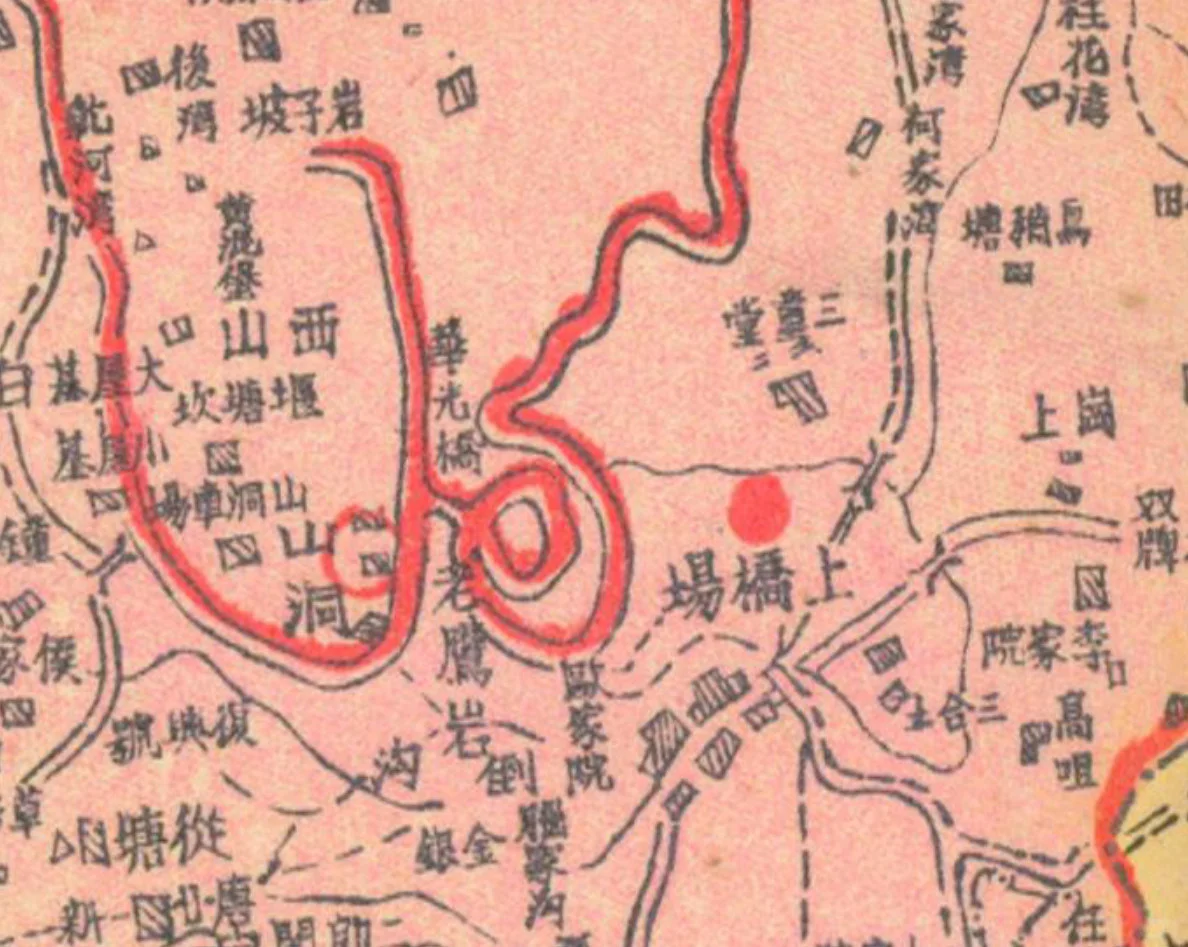 1942年重庆市警察局辖区图 民国老地图