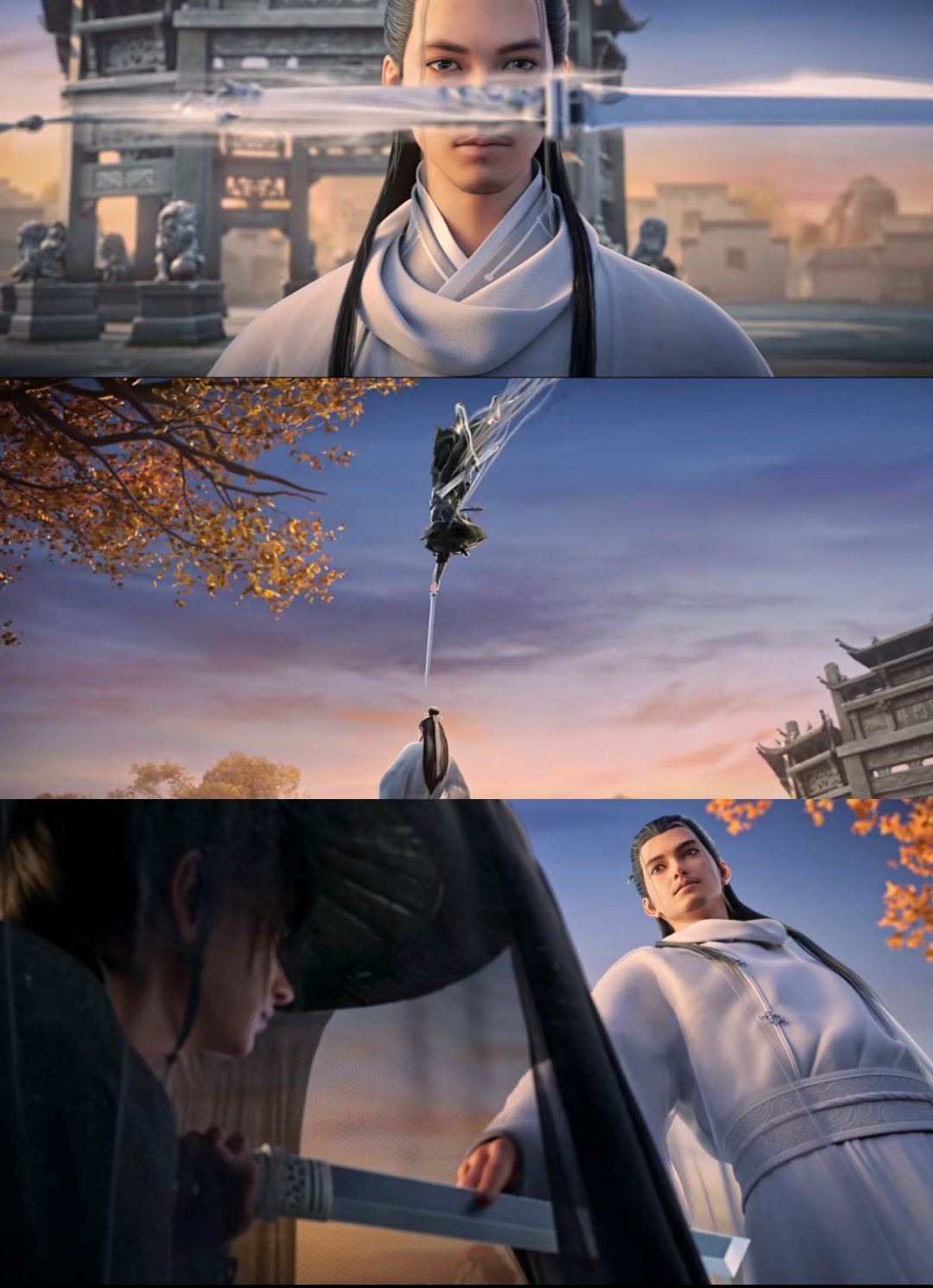 #民族摇滚乐让国漫含金量上升# 《荒神录之玲珑山》画面艺术感很强，民族摇滚乐和中