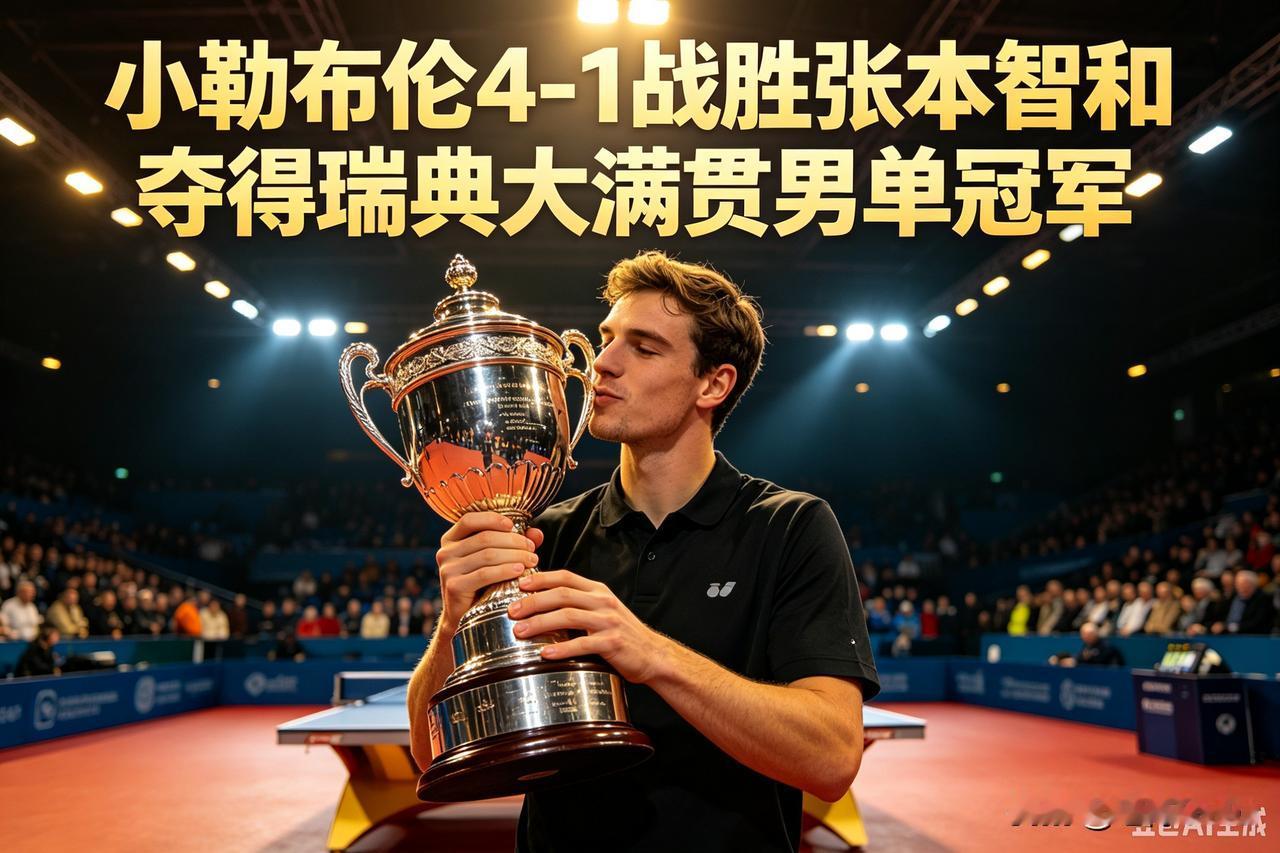 🏓WTT瑞典大满贯｜小勒布伦4‑1击败张本智和，斩获男单冠军 
 
北京时间8