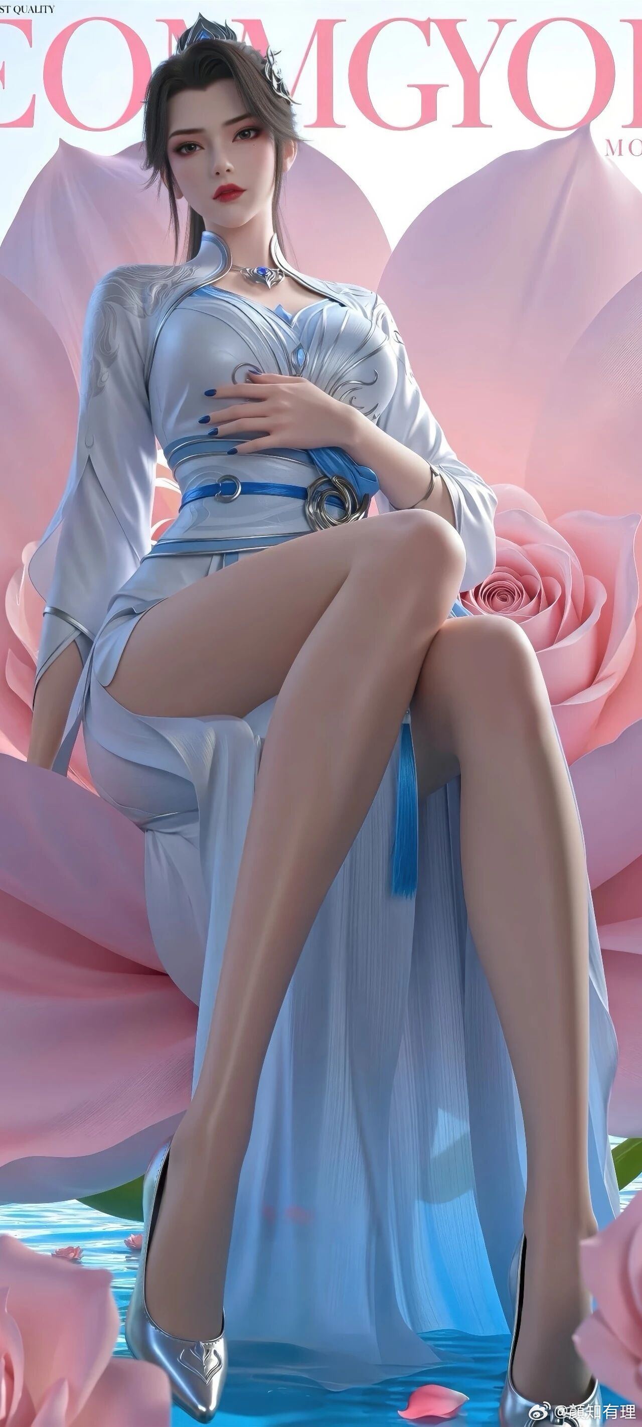 【斗破苍穹】青仙子 修长 性感 高跟 美腿 壁纸次元新星计划国漫动漫