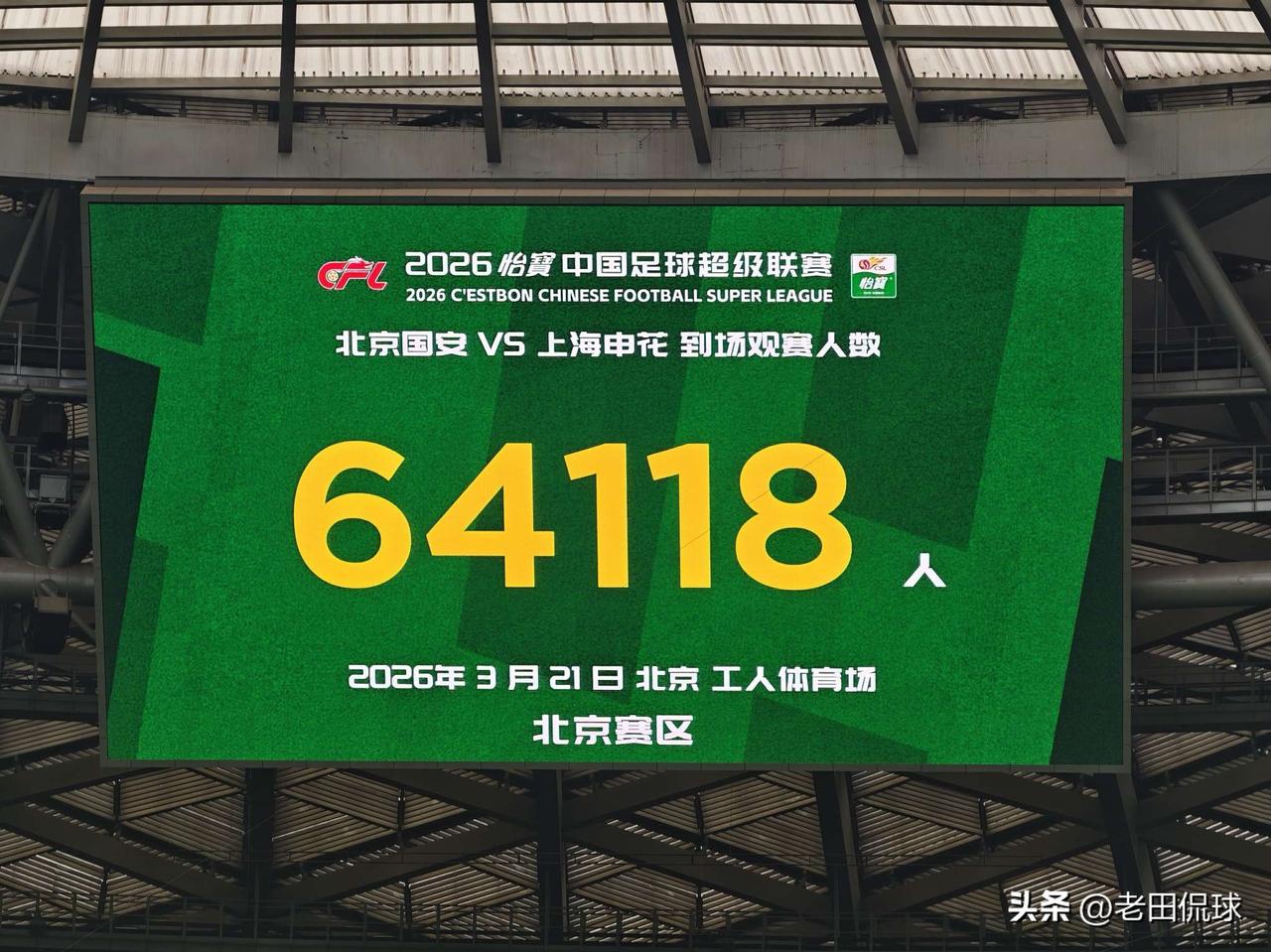 伤兵满营，国安又没赢…在64118人的见证下国安还是没能拿下第一个主场的胜利，至