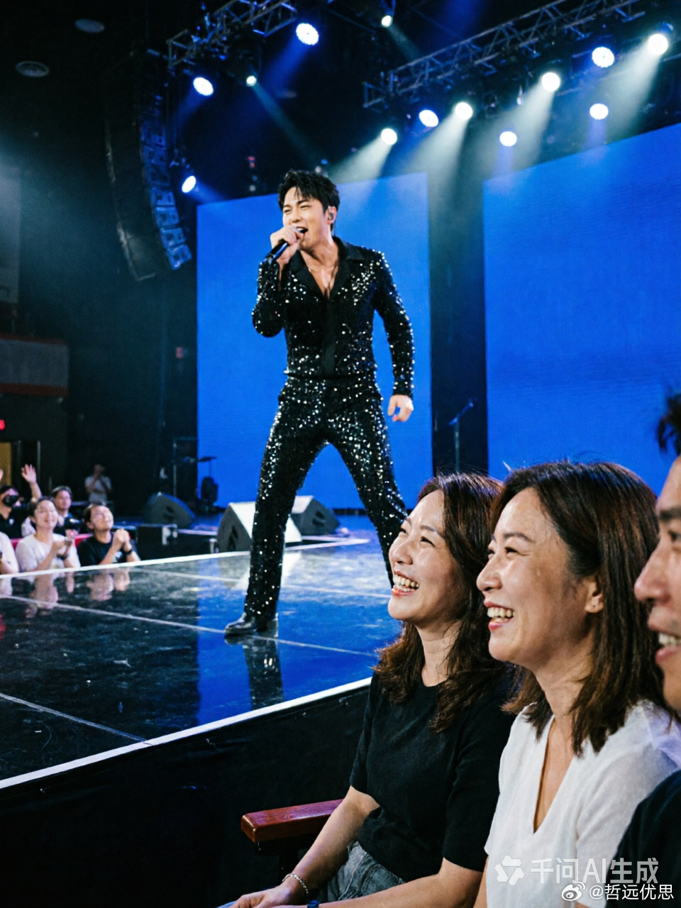 网传关晓彤和司晓迪都去了鹿晗演唱会内娱最强售后名场面又炸了！鹿晗演唱会现场秒变大