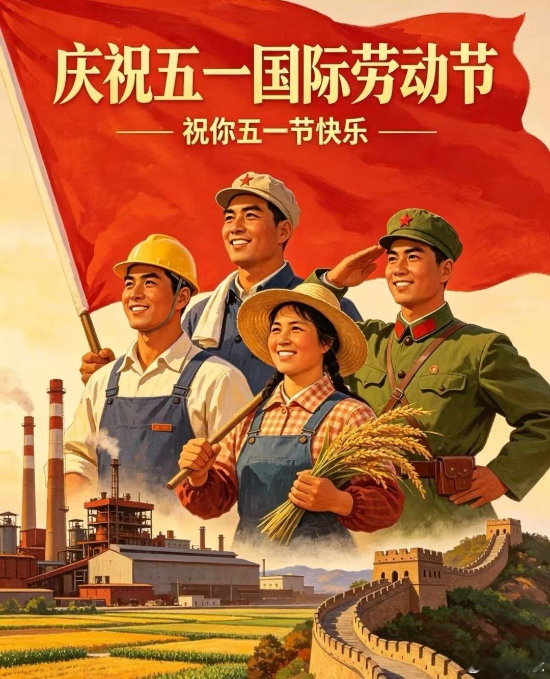 每一份耕耘，都在悄悄酝酿硕果；每一次出发，都是走向更好的自己。五一快乐！致敬平凡