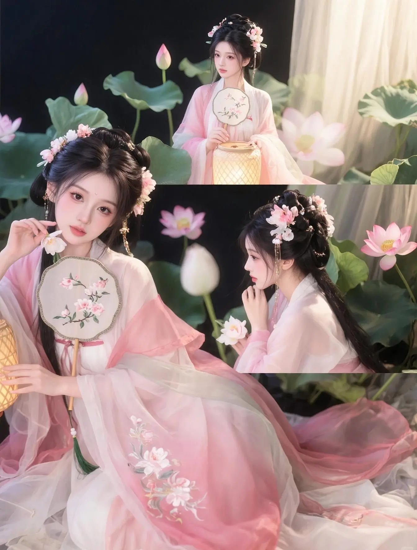 随变ai随便玩 AI古风荷花写真 ai创作 玩法合伙人计划 我在拍特效