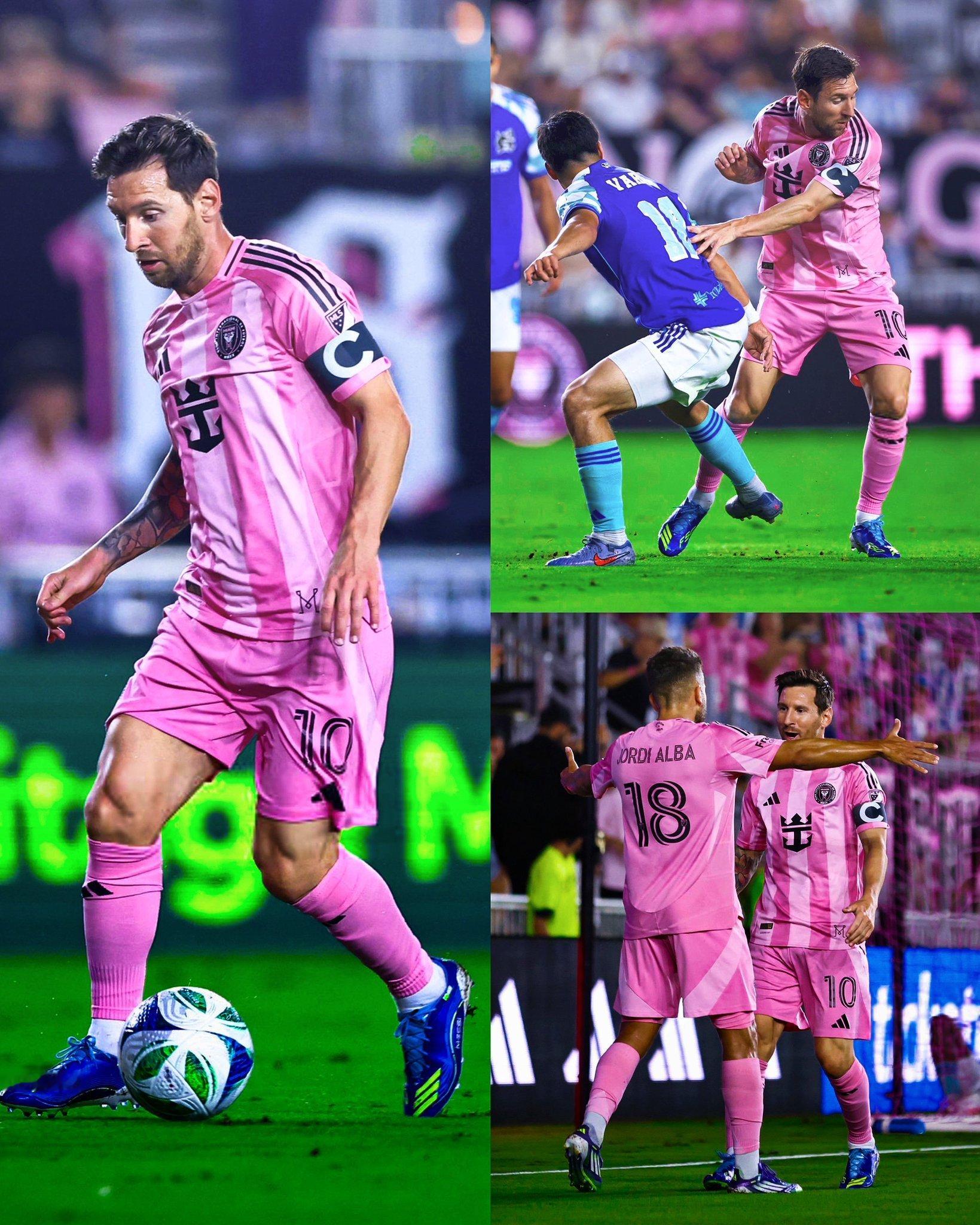 🇦🇷莱昂内尔·梅西 vs 西雅图海湾人：⚽️ 1个进球🎯 1次助攻👍传球