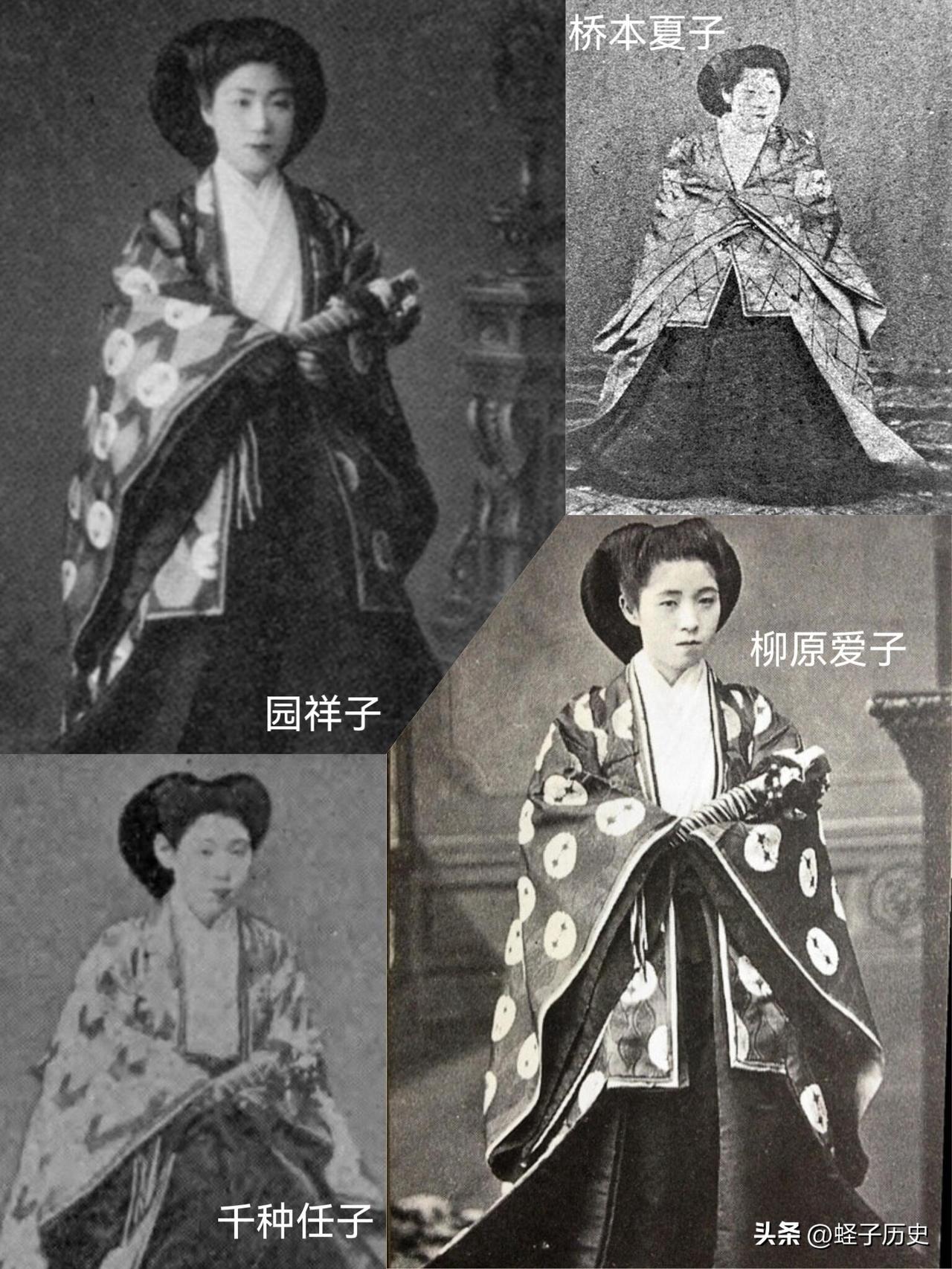为明治天皇生下孩子的五位侧室||

明治有十五名子女，分别由五位不同的典侍所生。