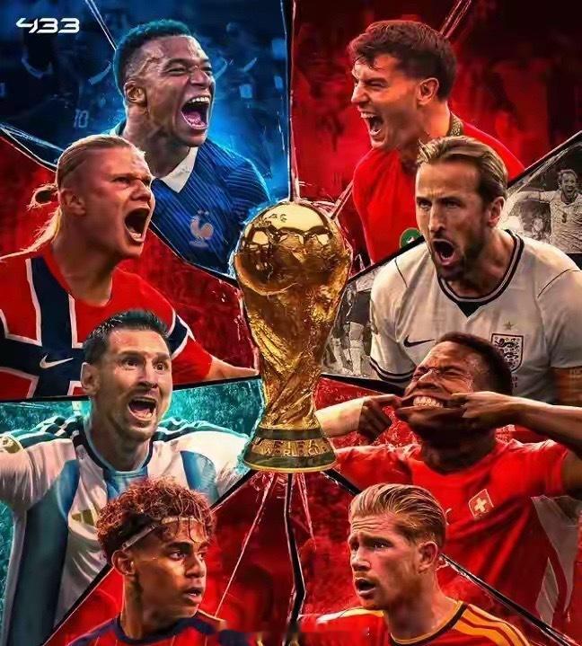 世界杯4强决战：法国或爆冷？挪威成最大黑马，阿根廷直通半决赛世界杯的8强已经全部