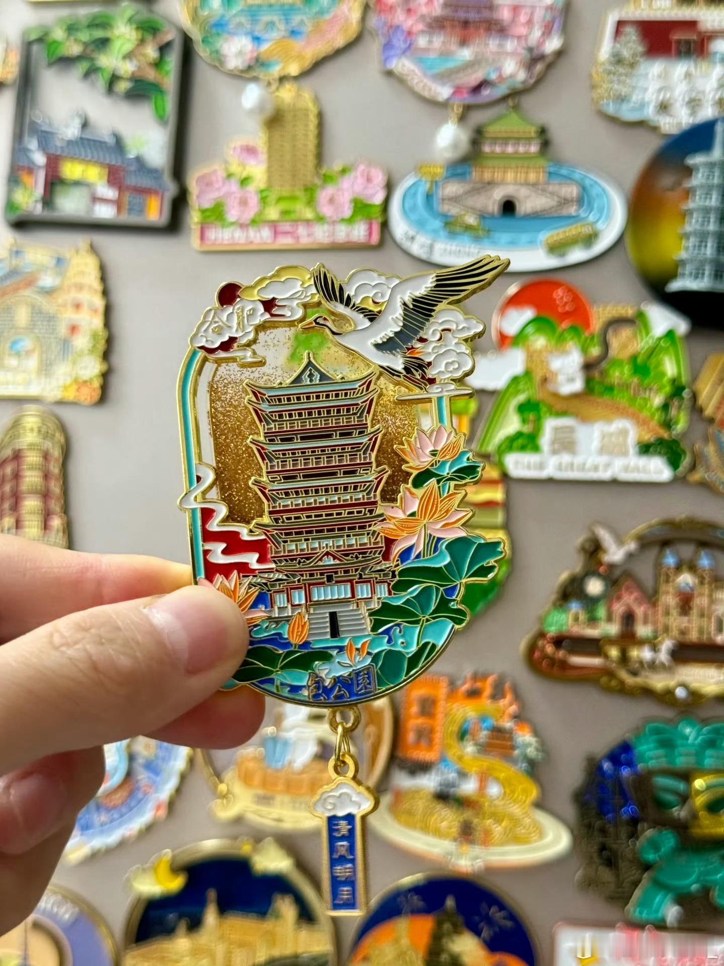 冰箱贴已经比冰箱贵了旅行文创的冰箱贴好像纪念意义的[哇] ​​​
