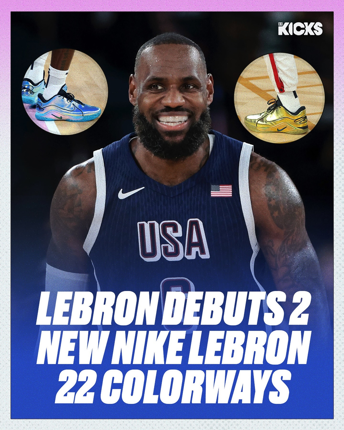 #SNEAKERS ON COURT# 👑kingjames 🏅🇺🇸Vi