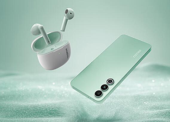 魅族PANDAER真无线耳机Air“极空青”配色已经上架，到手价为129元。

