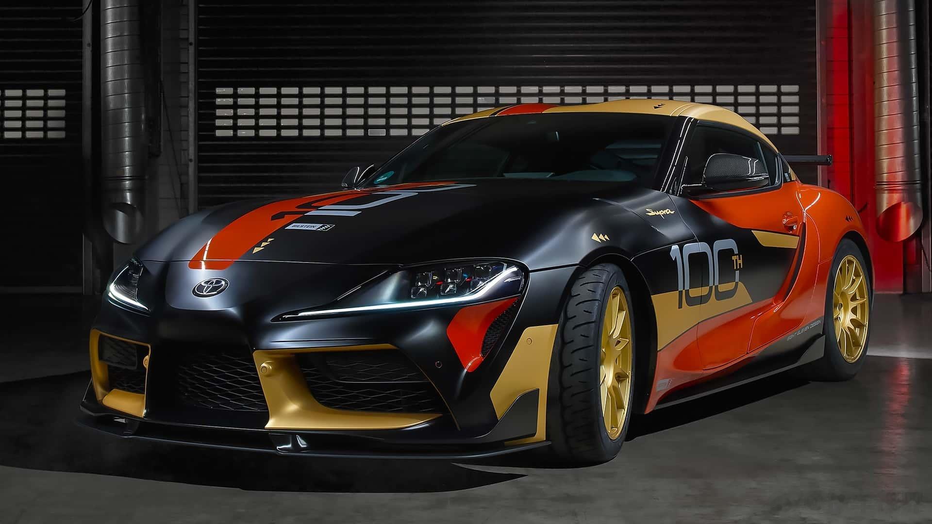 日前，丰田发布了GR SUPRA GT4 100th Edition Tribu