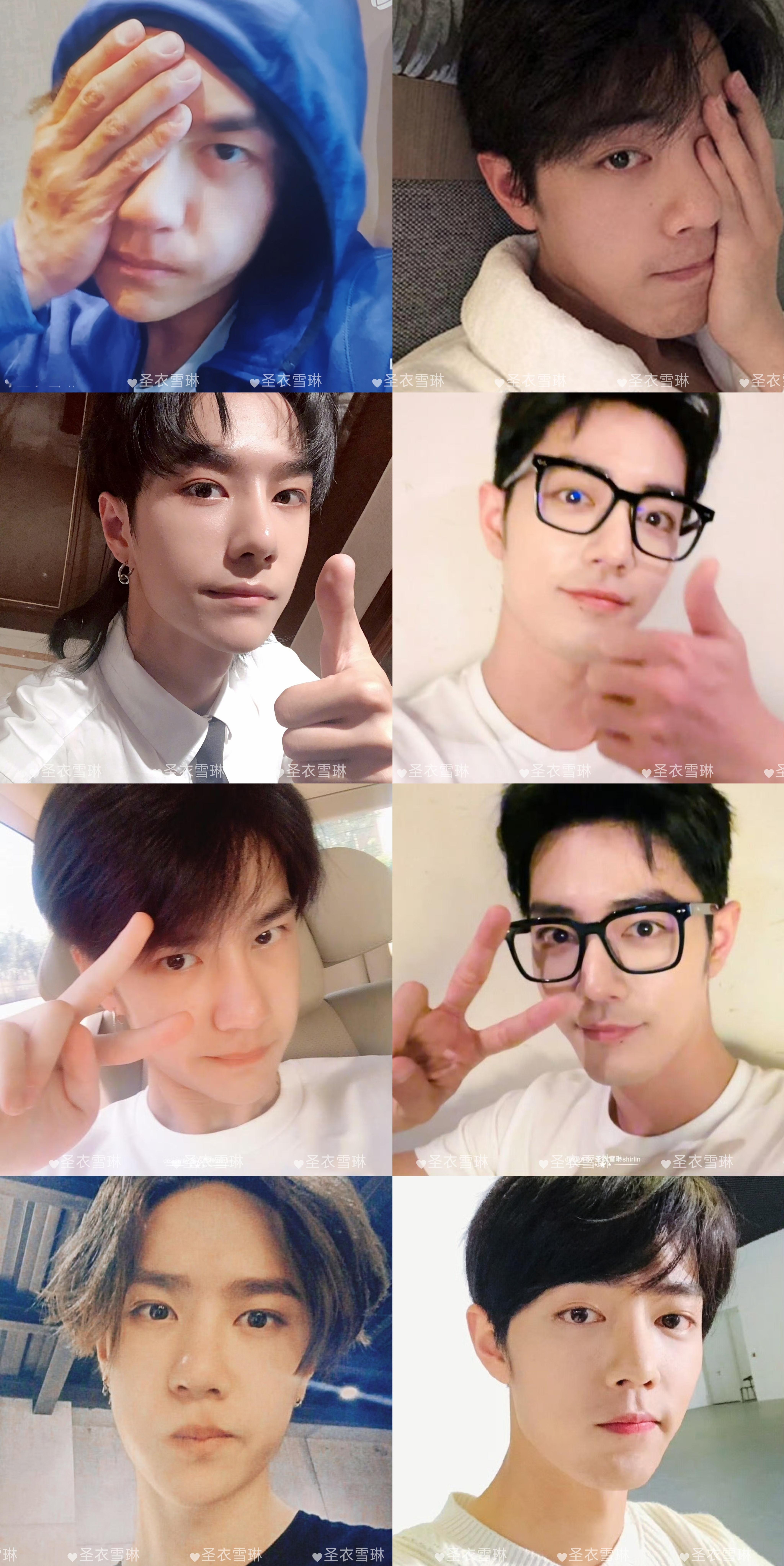 博君一肖 两口子的自拍技巧，就是复制粘贴