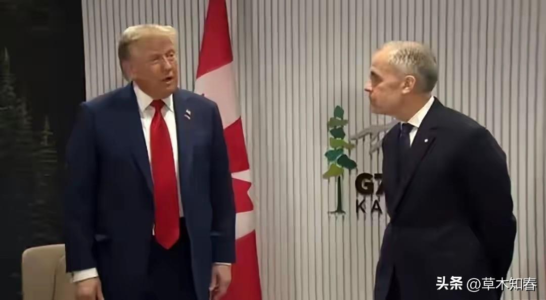 G7峰会午宴间隙，现场收音麦克风未关闭，加拿大总理卡尼与美国总统特朗普的私下交谈