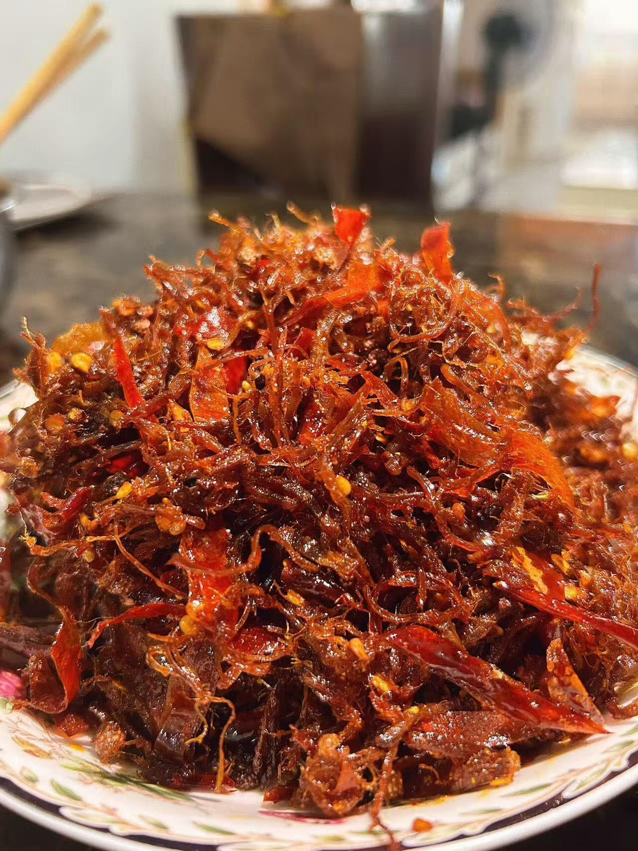 微波炉都能做出灯影牛肉了完全颠覆了我对微波炉的固有印象。 ​​​