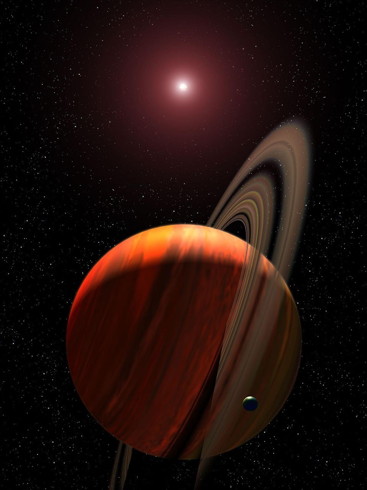 【一颗500光年外巨行星上探测到水、甲烷和氨】美国马里兰大学主导的一支天文学家团