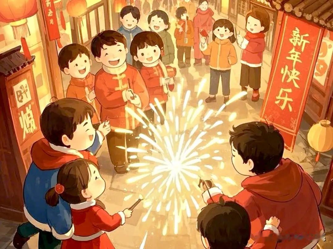 弘扬传统文明过年。
当除夕的钟声即将敲响，你是否感觉，那份记忆里锣鼓喧天、祭祖守