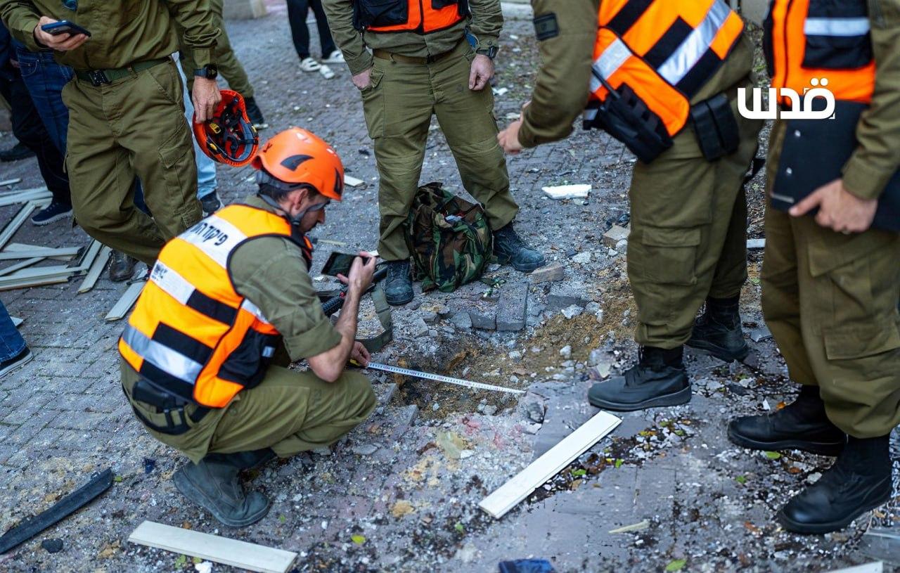 3月3日伊朗导弹炮击被占领巴勒斯坦拜特提克瓦后，一名受害者遭受了损失。