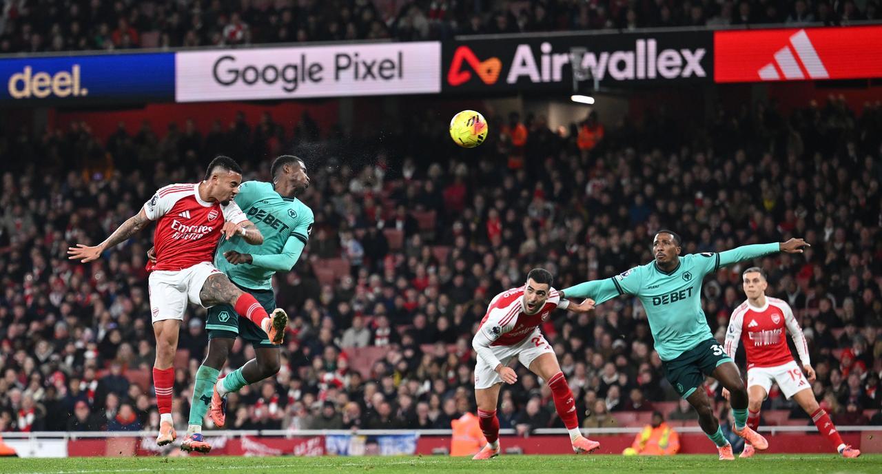 【枪手险些翻车】英超第16轮，阿森纳主场2-1险胜排名垫底的狼队！

第70分钟