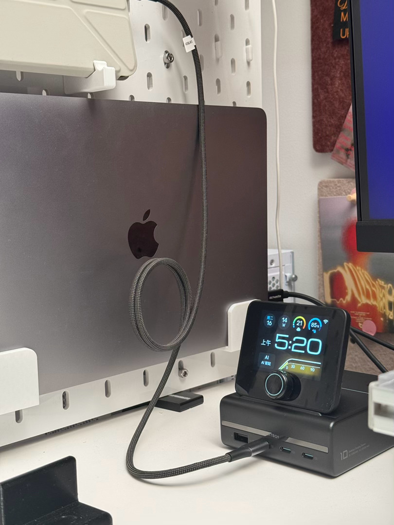 酷态科10号电能基站iPad电耗子定期自动补电并通知with米家智能场景如果官方