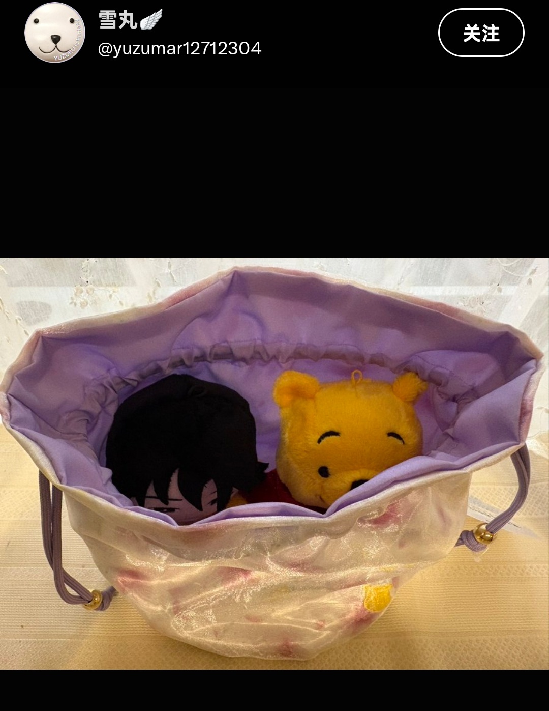 两小只装这里袋子里面刚刚好耶 ​​​
