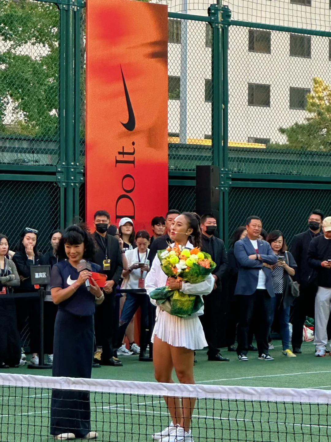 终于见到郑钦文啦！胜利会回答一切🧡