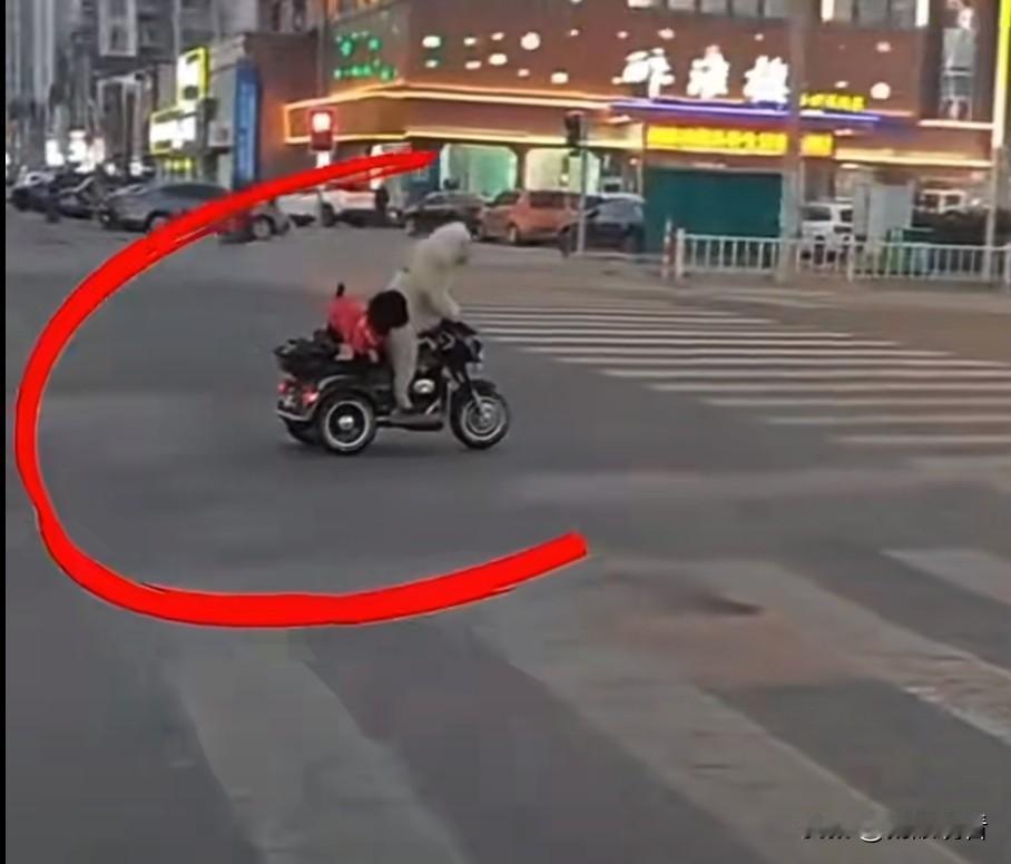 狗狗骑三轮？可爱但真的违法🚫
 
我被淮安街头这幕直接惊了！
网红狗狗居然自己