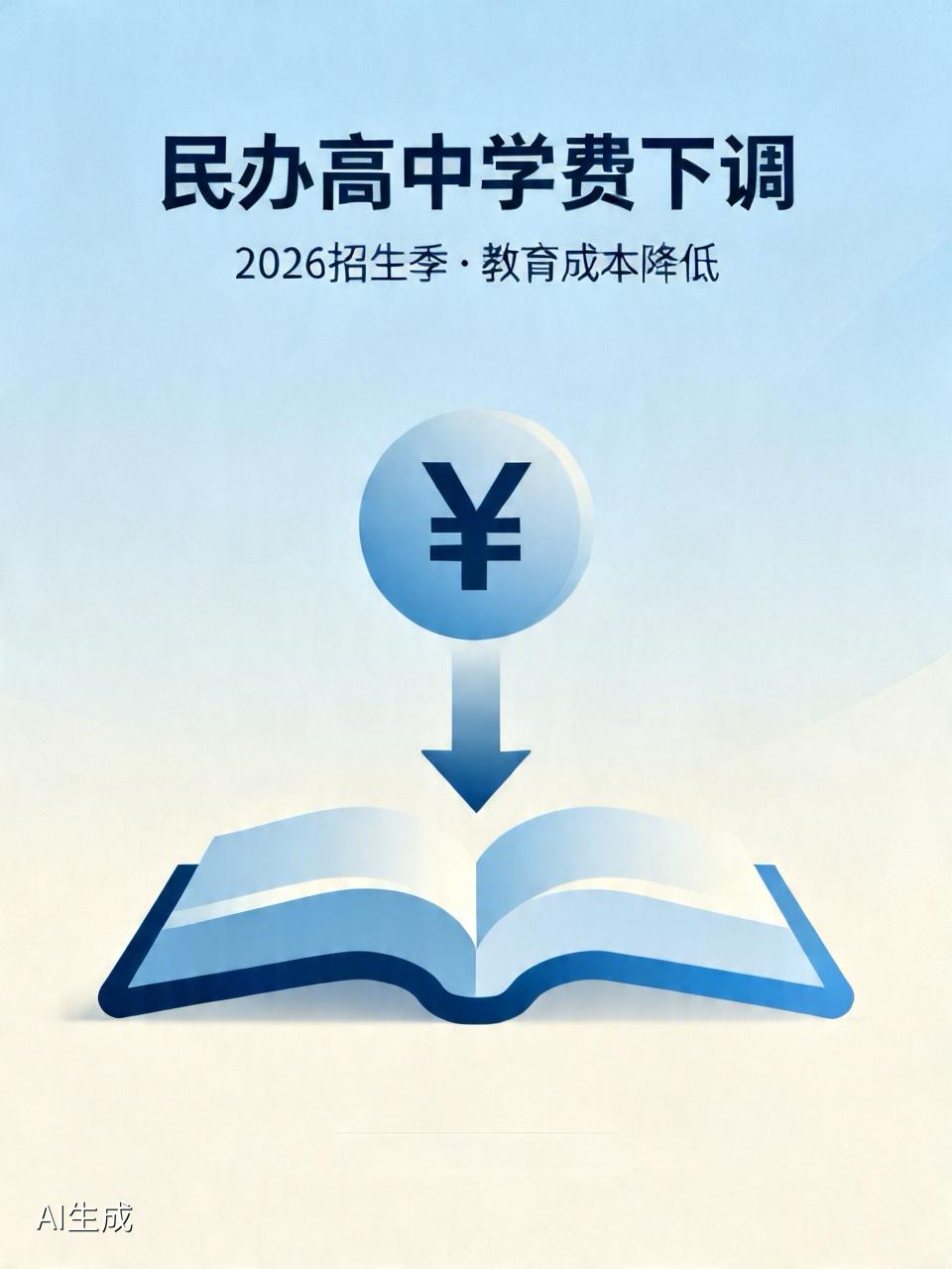 民办高中撑不住了，开始大幅度降价！
近期，2026年招生季将近，很多民办高中，开