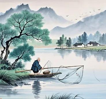 渔舟唱晚，响穷彭蠡之滨；雁阵惊寒，声断衡阳之浦。#舟起逸难平# #最美的诗画篇章
