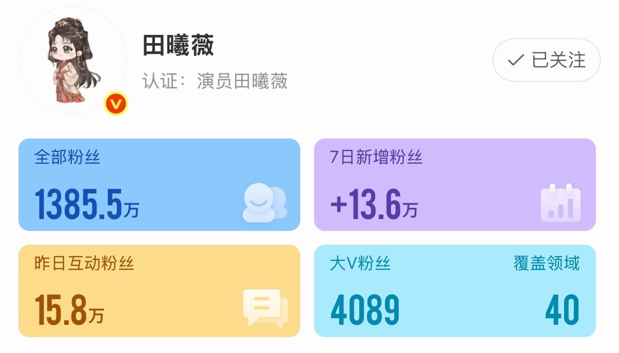 田曦薇闫桉嫁金钗剧播涨粉田曦薇闫桉涨粉 田曦薇闫桉嫁金钗剧播涨粉🈶 ​​​嫁金