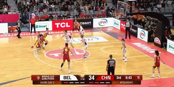 中国女篮vs比利时女篮 连得5分，韩旭下半场能开吗？ 