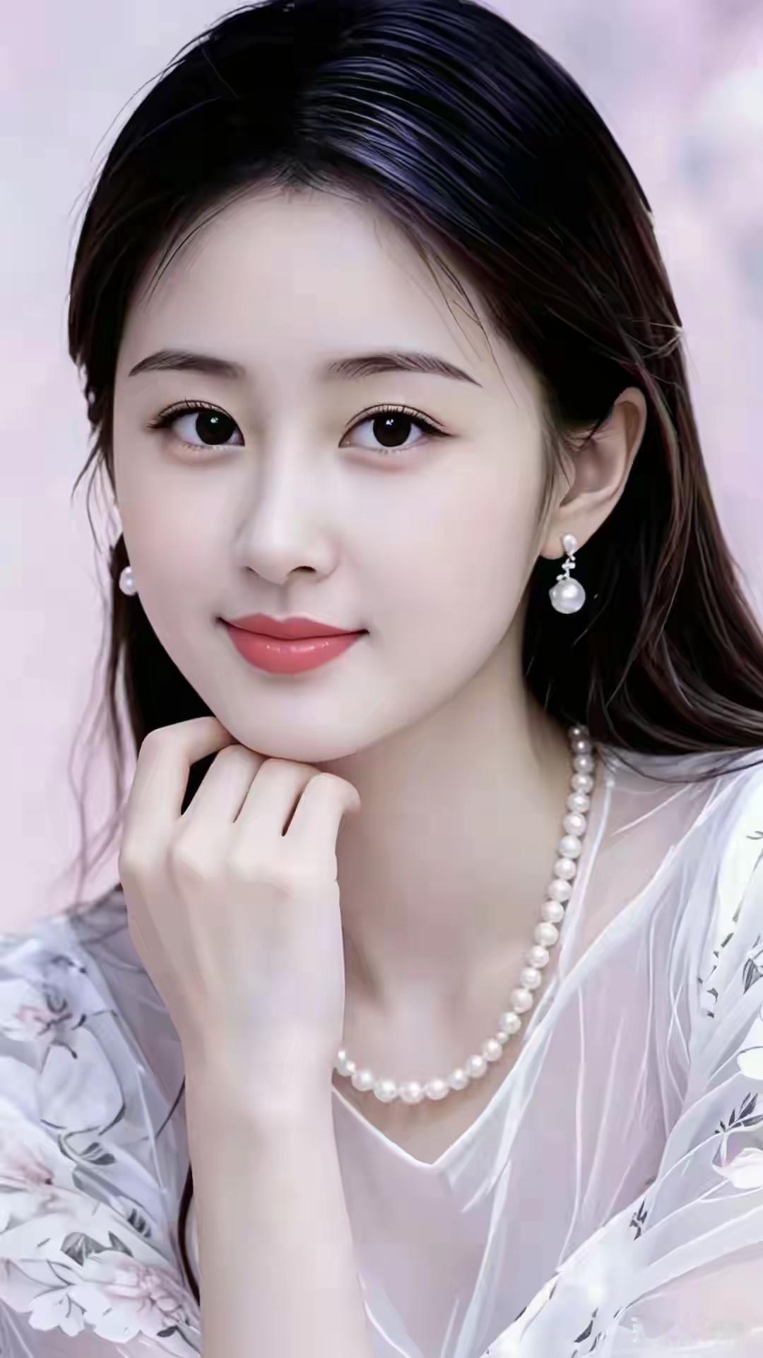 珠光玉颜，温婉如玉。