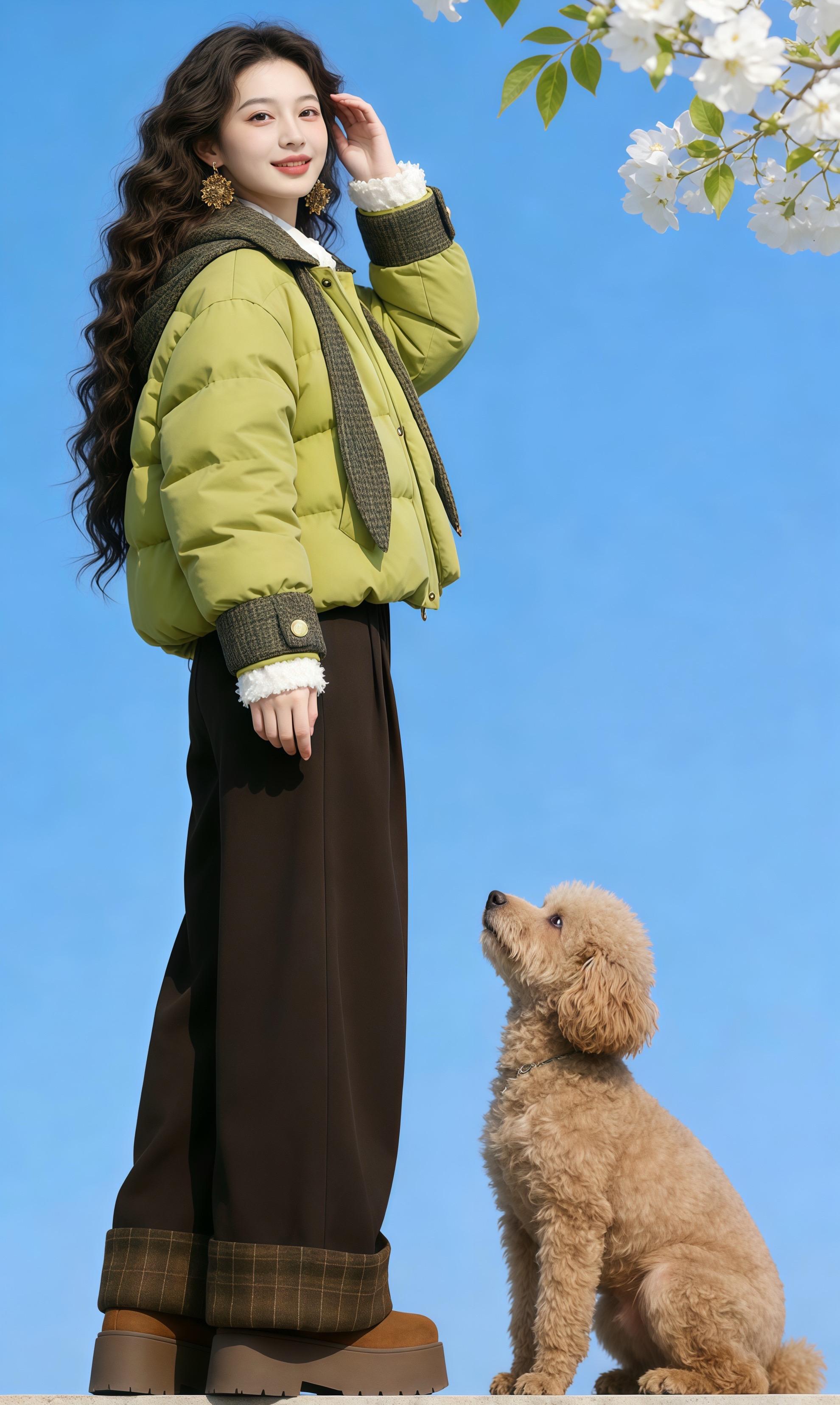 又暖又好看 这样穿太好看了 冬季新款