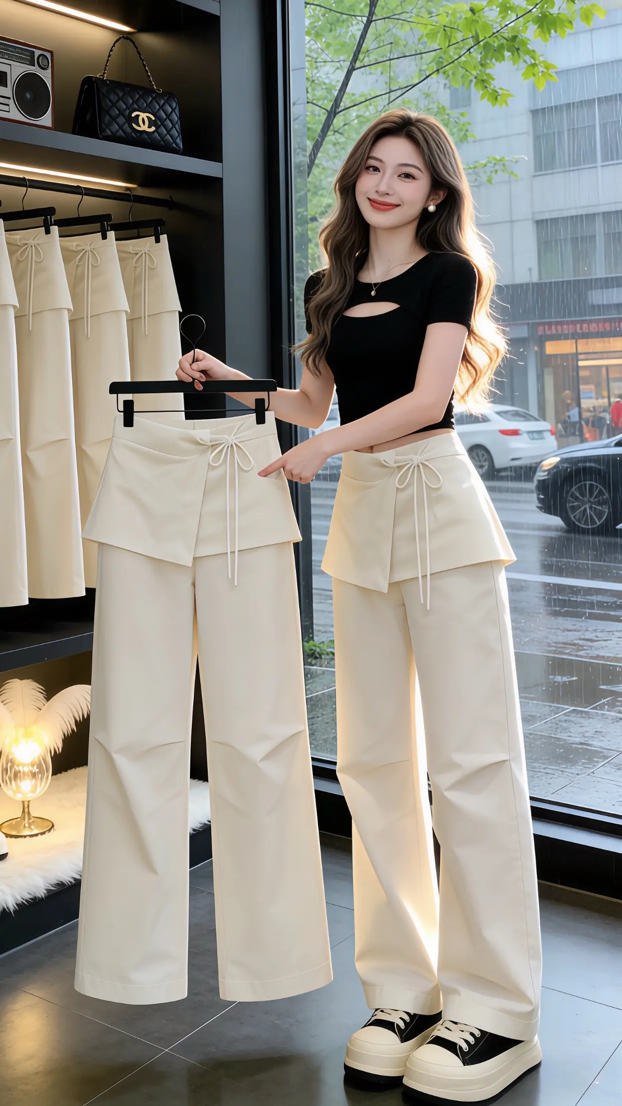 高颜值炸街女工装裤 一眼就心动的夏季穿搭 穿出自己的风格 早春穿搭 显...