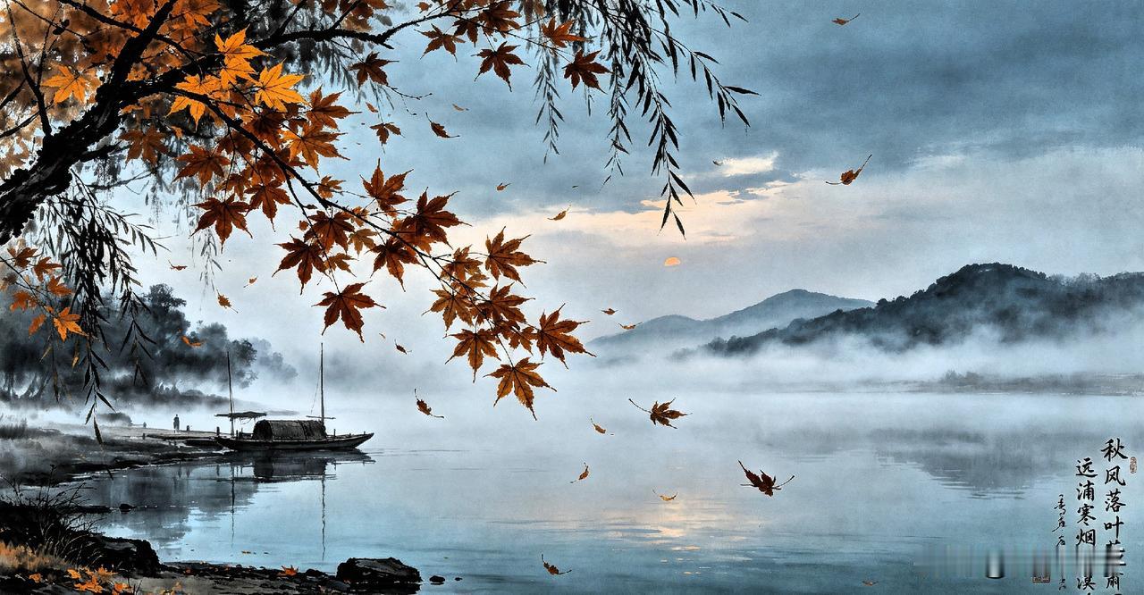 上联：繁阴叠翠熏风夏，
下联：逸韵笼烟凉意秋。
 
简析：上联铺写盛夏，林木繁密