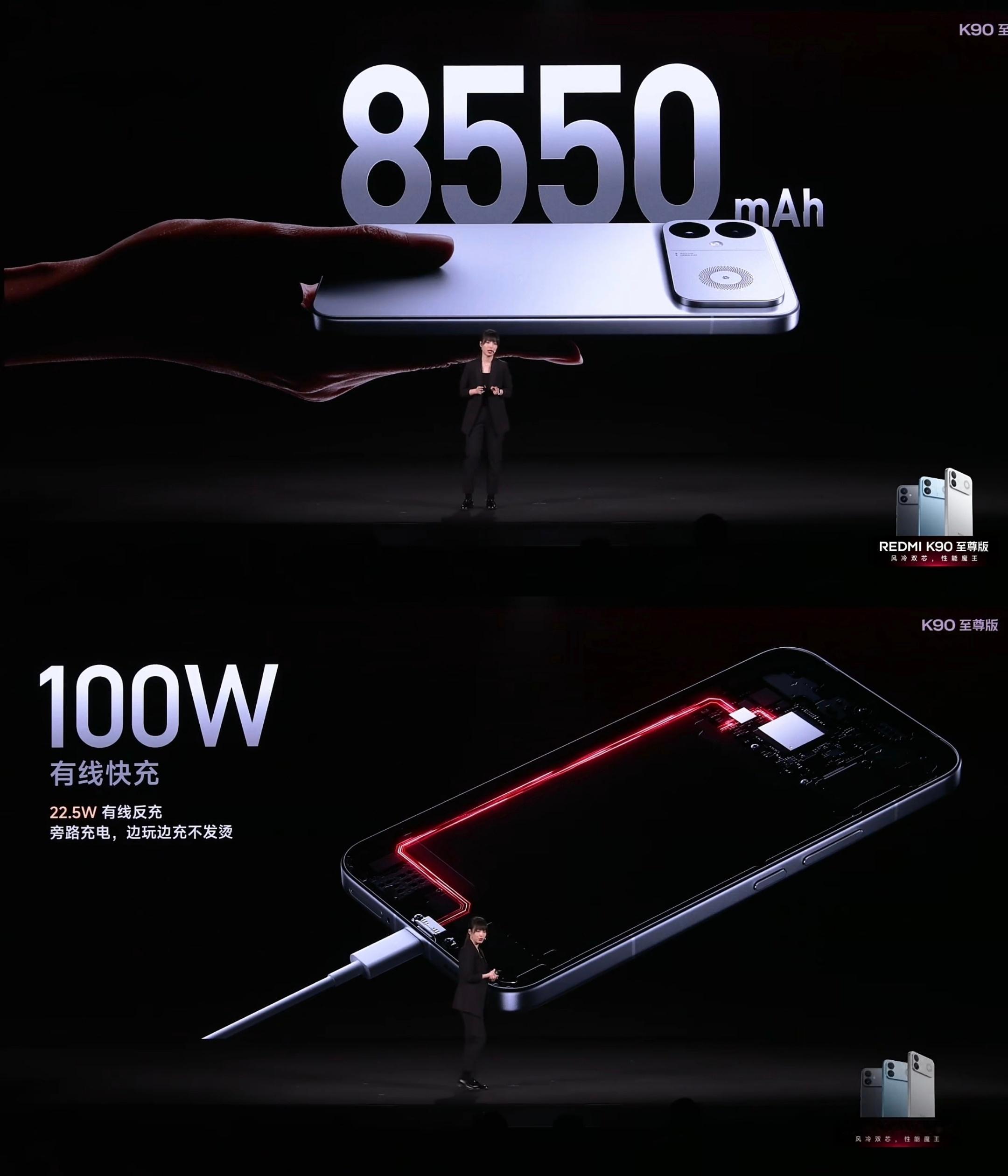 大家觉得，8550mAh+100W有线 够用了吗？ 