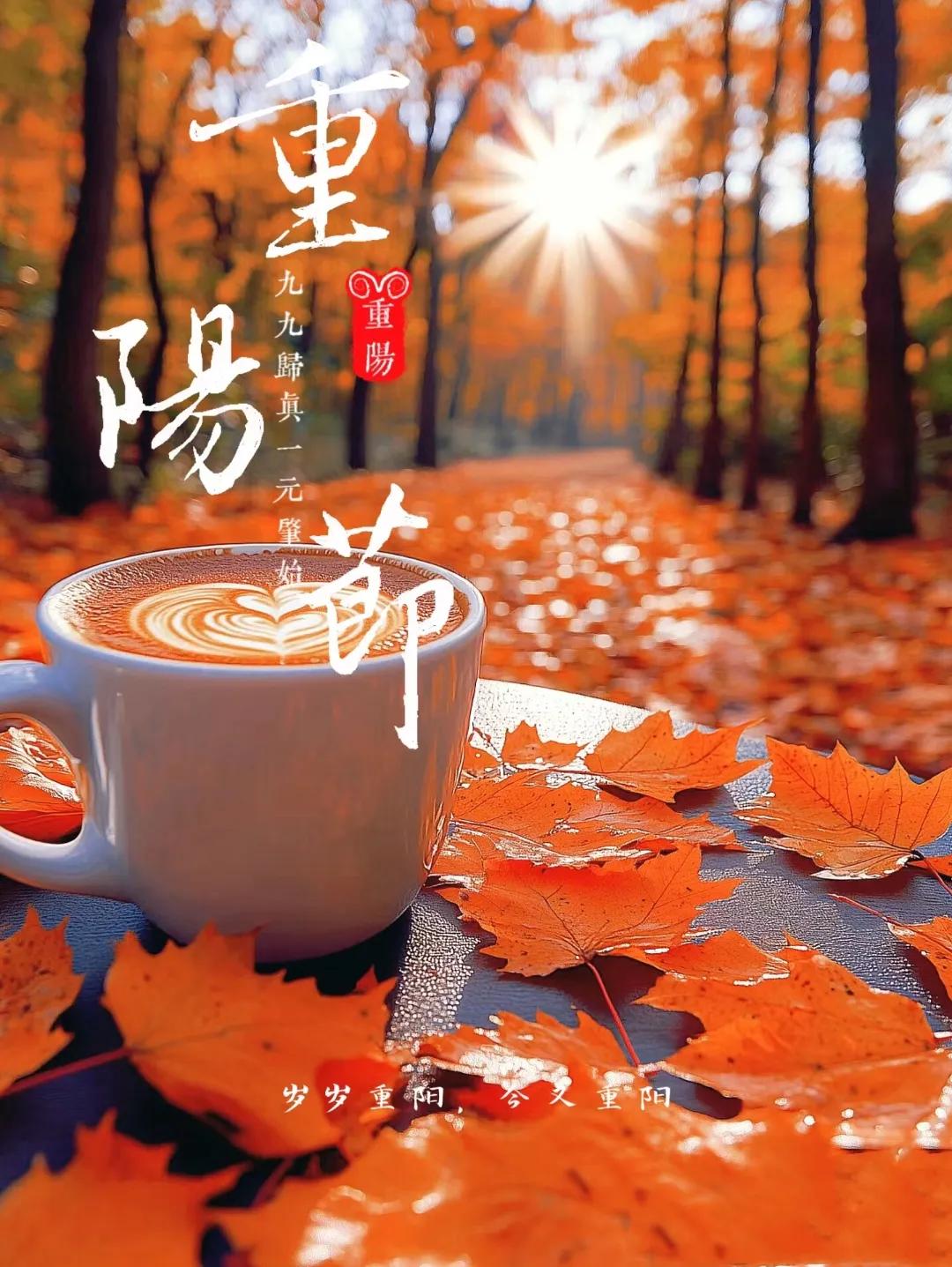 岁岁重阳，今又重阳，不是春光，胜似春光。愿你我都能如这秋日的景色，历经风霜，更加