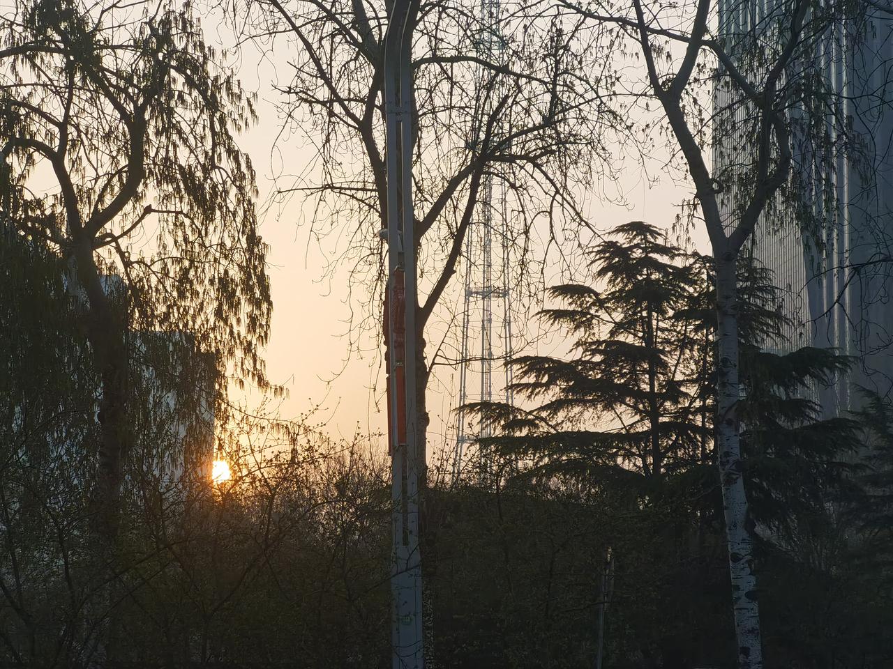 安阳早！"安马"好！晨随手拍自安阳市文峰大道与中州路囗