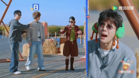 黄景瑜指白敬亭王安宇喊帅哥 黄景瑜与白敬亭的互动简直太搞笑了，居然指着白敬亭让王