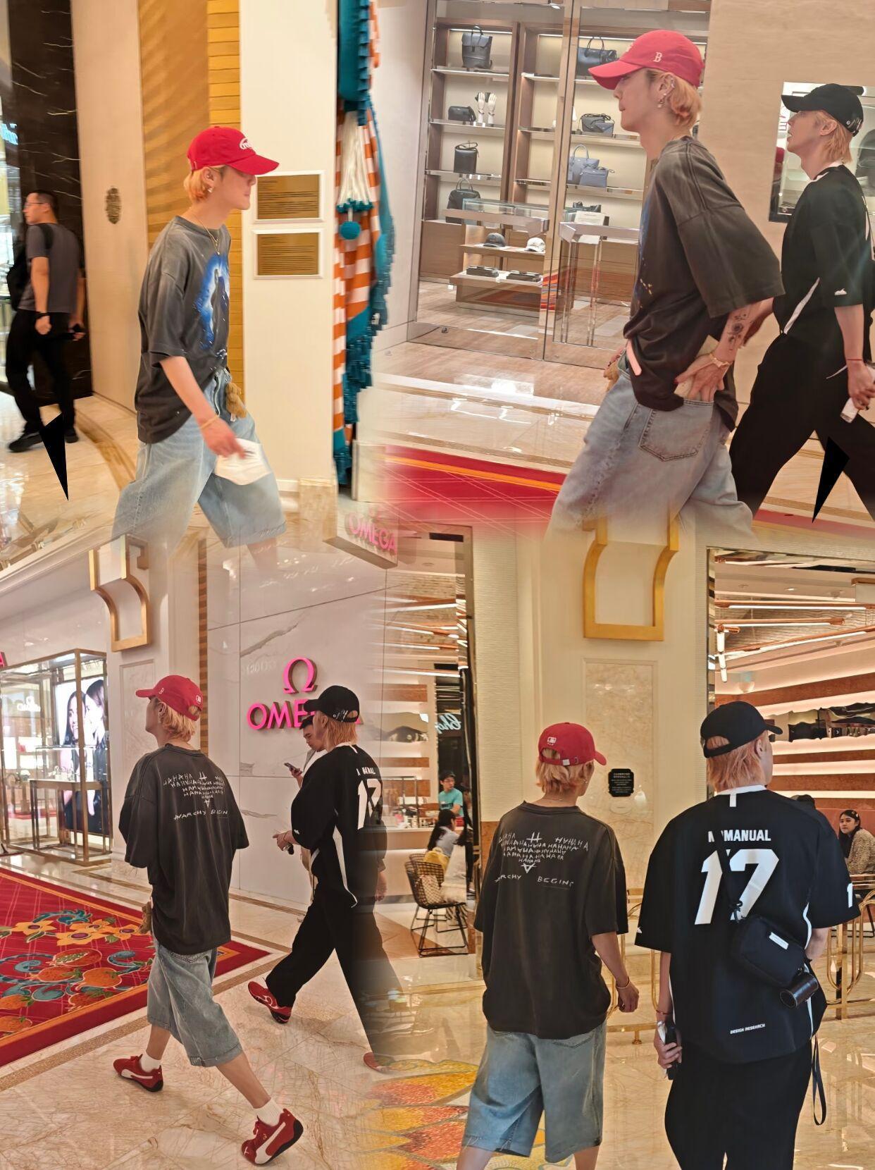 鹿晗拒绝吃粉丝送的冰淇淋！鹿晗逛澳门永利皇宫，一位男粉丝冲上来，手里拿着冰淇淋，