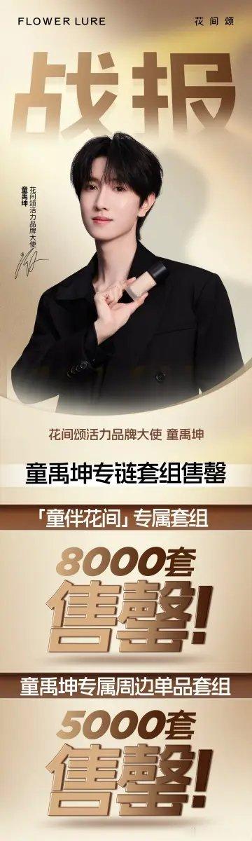 童禹坤 花间颂出官方战报了 