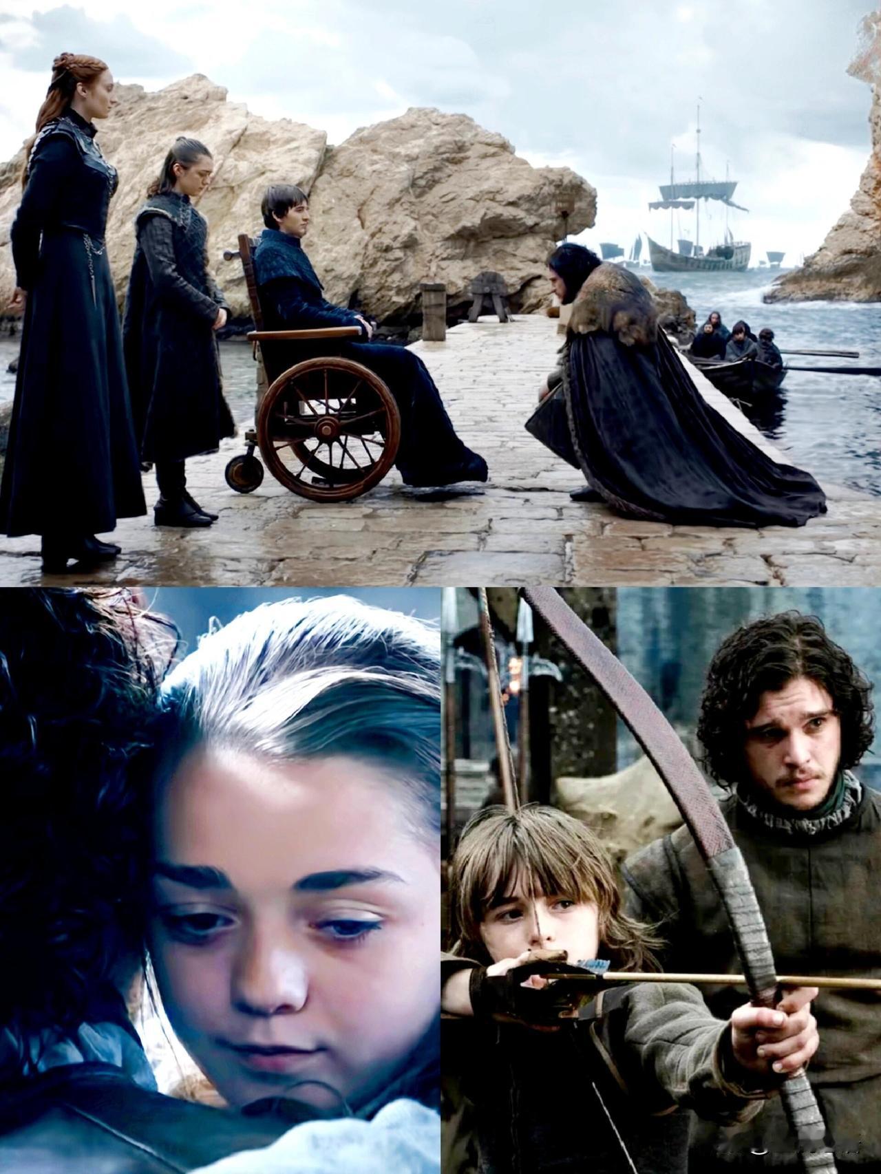 重刷权游结局，emo到深夜😭
《权力的游戏》结局，
越看越觉得心里空落落的。