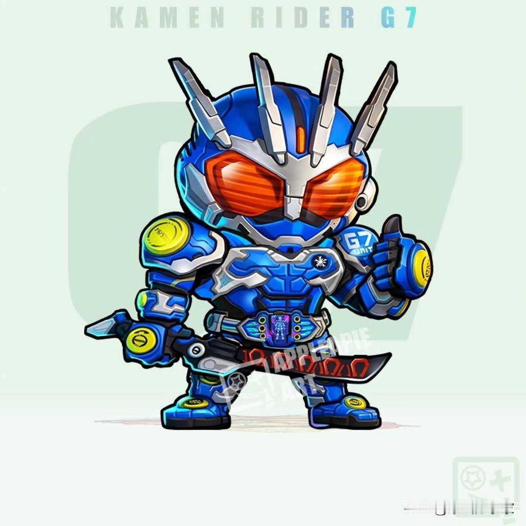 假面骑士插画一组 画师见签名