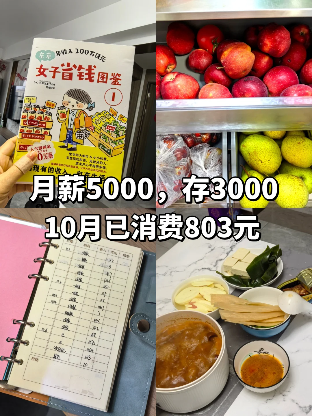 国庆在家窝了8天，花了800元