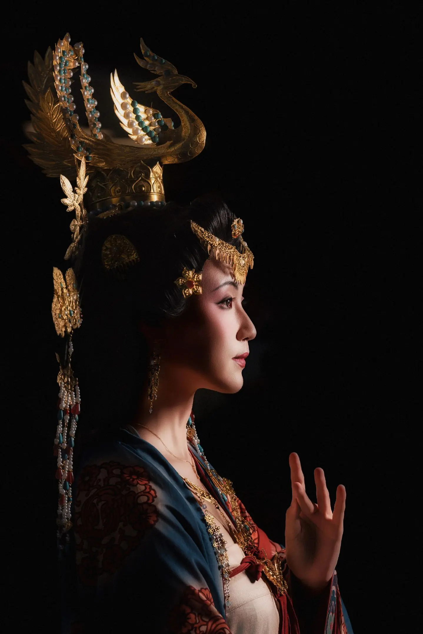 来康康沈阳的汉服妆造！也超绝的！图片来自于活动现场摄影老师的返图哦！