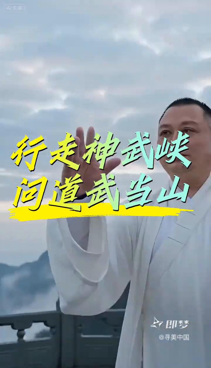 行走神武峡，问道武当山。
气沉丹田，易走周天。柔则圆转，刚则立断。武当之道在于以