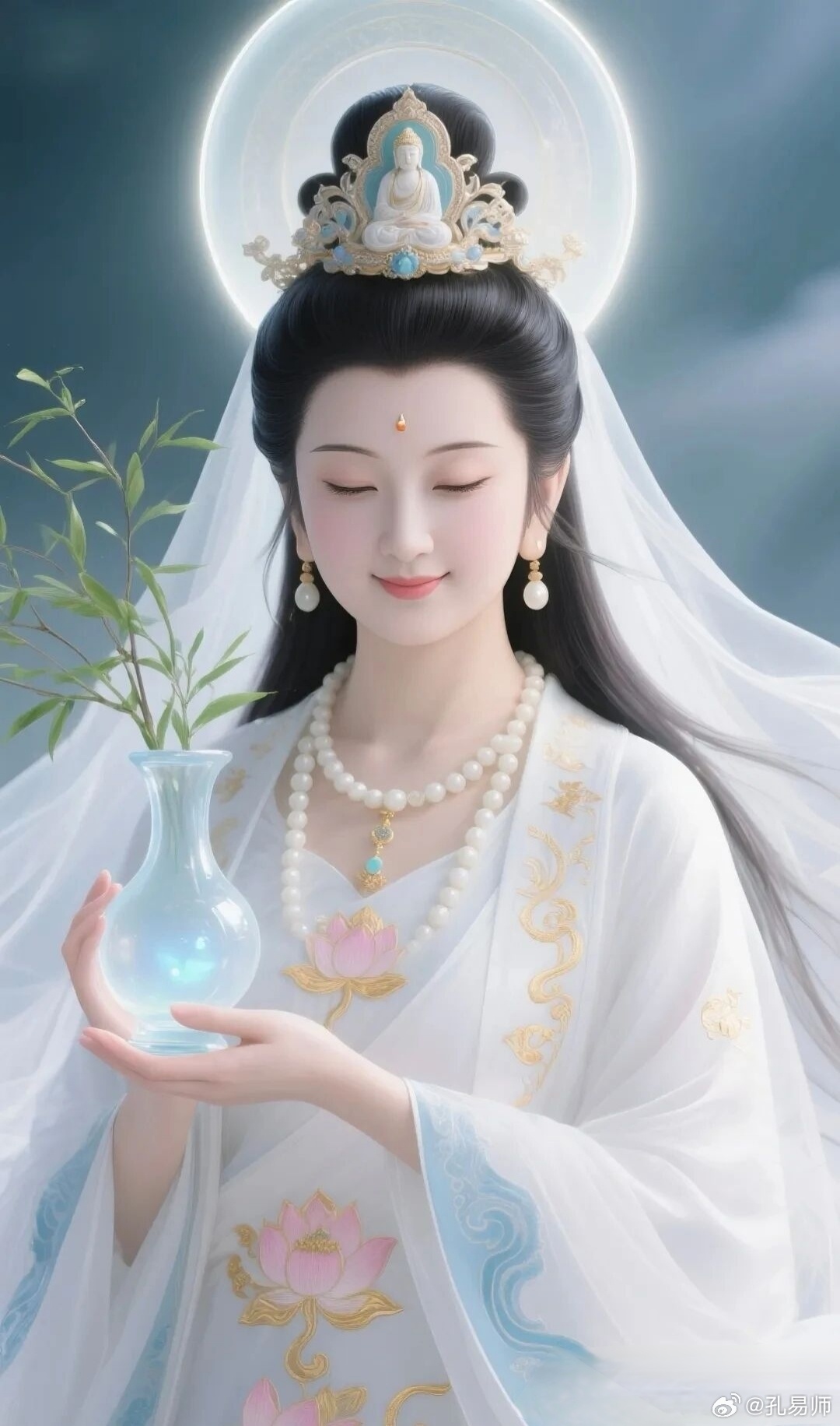 晨起礼佛放心，随时随地菩萨都会给予你帮扶和助力[心][心][心][心] ！！！ 